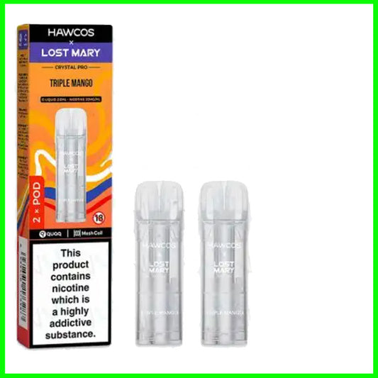 Triple Mango Lost Mary Hawcos Crystal Pro Refill Pods
