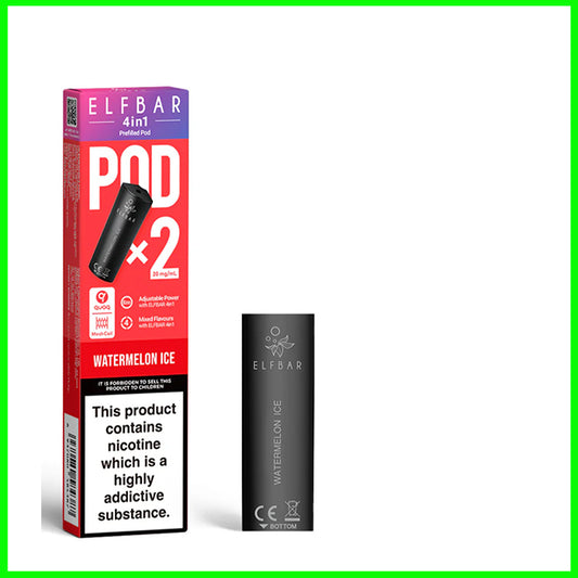 Elfbar 4in1 Pre-filled Replacement Pods - Watermelon Ice