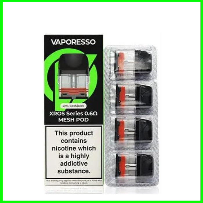 Vaporesso Xros 0.6 ohm Replacement pods ( 4pack)