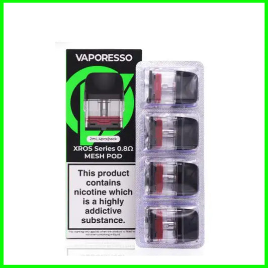 Vaporesso Xros 0.8 ohm Replacement pods ( 4pack)