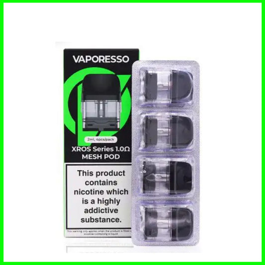 Vaporesso Xros 1.0ohm Replacement pods ( 4pack)