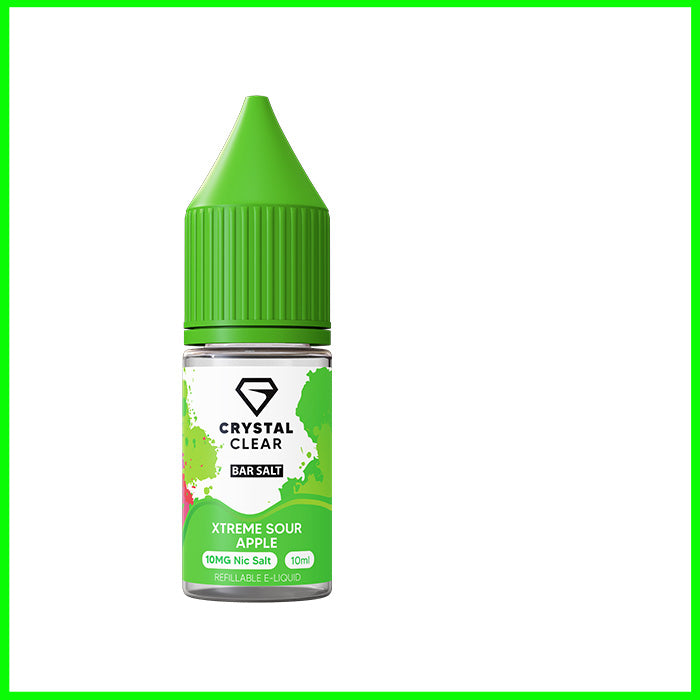 Xtreme Sour Apple Crystal Clear Nic Salt