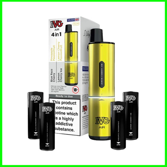 Yellow Edition IVG Air 4in1 Pod Kit